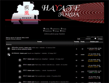 Tablet Screenshot of forum.hayate.pl